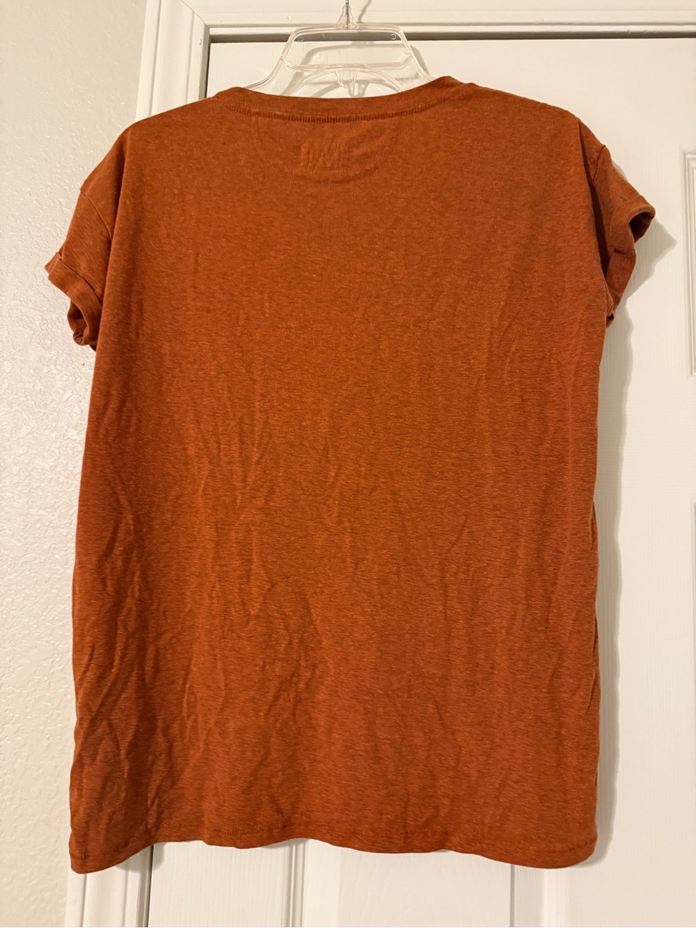 Prana Women's Rust Orange Short Sleeve Crew Tee - Picture 3 of 6